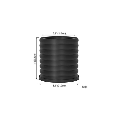 Charcoal Black Slinky