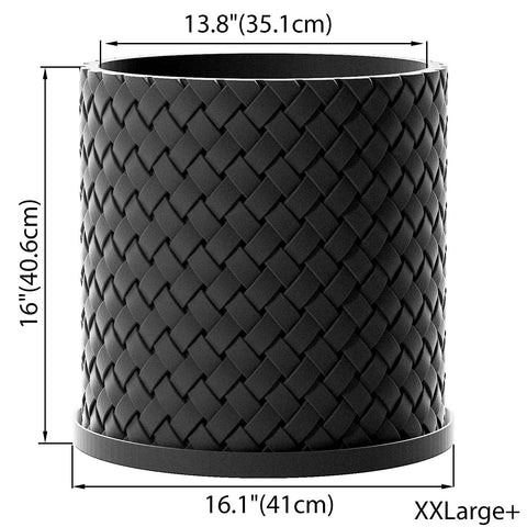 Charcoal Black Weave