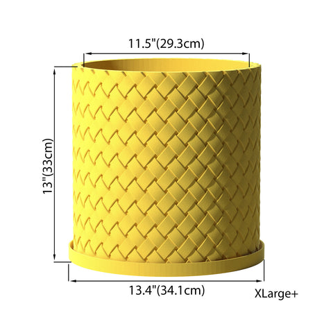 Lemon Yellow Weave