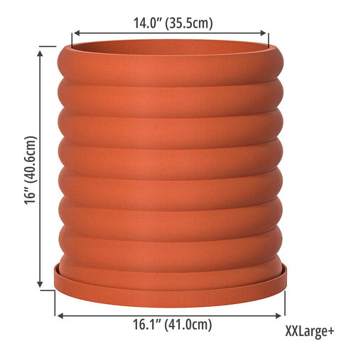 Terracotta Orange Slinky